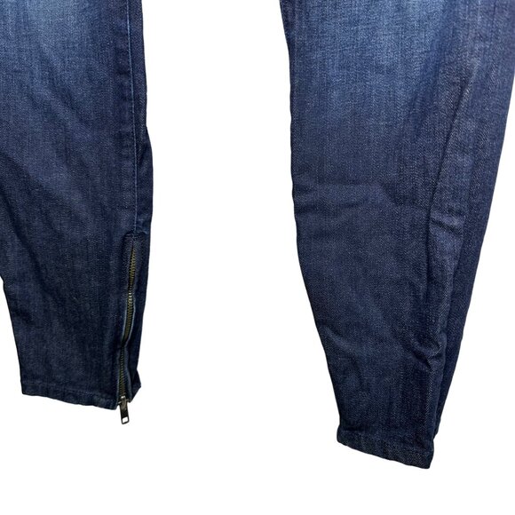 Current/Elliott The Silverlake Zip in D'argent Zip Skinny Jeans Size 26 Low Rise - Picture 5 of 13